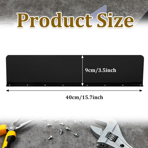 2 Pcs Gutter Valley Splash Guards Downspout Diverter Roof Rain Diverter Roofing Gutter Guards with 20 Screws Gutters for House Residential Flat Sh...