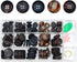 ZYNERY 133PCS Mixed Sewing Buttons, Round Resin Button 4-Hole Craft Buttons, with Storage Box Threader Thimble, Buttons for Sewing, DIY Craft and ...