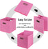 Black Foldable Storage Cubes Bins, Fabric Storage Box Cubes Organizer Baskets with Dual Handles for Home Organizer(Pink)...