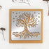 FINGERINSPIRE Tree of Life Metal Journal Stencil Stars Metal Painting Template Stainless Steel Multifunctional Planner Metal Stencils Templates fo...