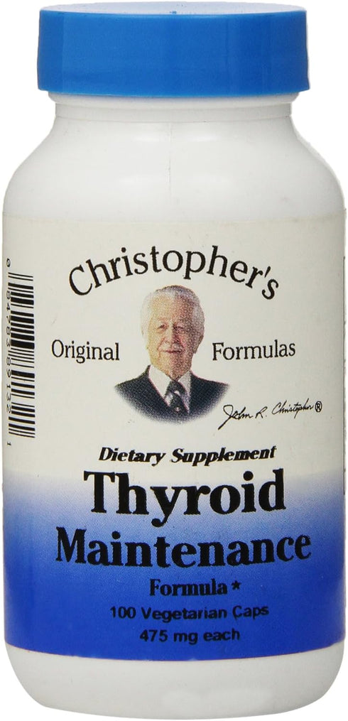 Dr. Christopher's Original Formulas Thyroid Maintenance Formula Capsules, 100 Count...