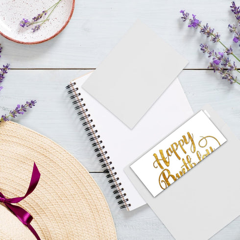 100Packs A2 White Envelopes 4x 5 Inch Card Envelopes,Self Seal for Weddings, Greeting Cards?Mailing? Invitations, Photos, Postcards...