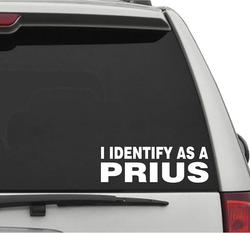 Seek Racing I Identify AS A Prius Decal - CAR Truck Window Laptop Sticker...