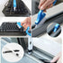 Crevice Cleaning Brush, Hard Bristle Crevice Cleaning Brush, 3 in 1 Cleaning Brushes for Household Use Multifunctional Gap Cleaning Brush for Bath...