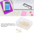 Zerodis Airplane Shaped Paper Clips, 100Pcs Mini Cute Paperclips Portable Electroplated Metal Office Clips for Document Sorting and Organizing Off...