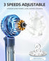 FrSara Portable Handheld Fan, Mini Desk Fan, Multi-Function Fan, 2000mAh Ultra-Long Battery Life, Ultra-Quiet, 3-Speed Adjustment(Blue)...