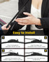 Exceed OEM Quality Windshield Wiper Blades, 26+20inch Ultimate All-Season Performance Wiper Blades, Perfect Replacement…...