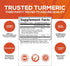 Turmeric Curcumin with BioPerine 95% Standardized Curcuminoids 1500mg - Black Pepper Extract for Max Absorption, Nature's Joint Support Supplement...
