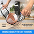 Extra-long Dutch oven 2 PCS silicone re-useable bread baking sling mat + 1 bread lame. Wide sling handles, non-stick, heat resistant for sourdough...