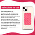 Silicone Suction Cup Phone Holders, Double Sided Suction Cup Multipurpose Rectangle Phone Suction Mount for Car Mini Suction Cup Mat for Mobile Po...