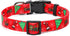 WHIPPY Christmas Dog Collar, Dog Christmas Collars with Santa and Christmas Tree Pattern Adjustable Christmas Boys Girls Dog Collar with Safety Pl...