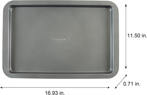 Kitchen Details Medium Nonstick Baking Sheet | Creates Even Heating and Browning | Durable | Easy to Clean | Oven Safe up to 500 Degrees | Bakewar...