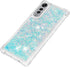 Compatible with LG Velvet Case, Glitter Case Bling Sparkle Liquid for Women Girls Luxury Flowing Quicksand Clear Phone Case Cover for LG Velvet Bl...