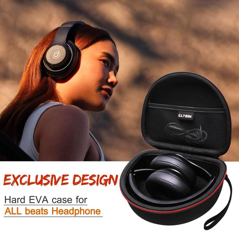 Headphone Case Compatible with Beats Studio Pro/Beats Solo 4 / Beats Studio 3 / Beats Solo 3 / Beats Solo 2 and for TOZO HT2 On-Ear Bluetooth Head...