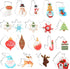KALAIEN 18Pcs Christmas Cookie Cutters, Holiday Cookie Cutter Sets, Reindeer, Snowflake, Christmas Tree, Gingerbread Man, Santa, Bell...