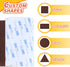 Felt Furniture Pads, Non Slip Self Adhesive Cuttable Felt Tape Brown Heavy Duty Felt Strip Roll for Protecting Hardwood Floors Chair Wall Protecto...