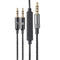 Replacement Cable Cord for Sol Republic Master Tracks HD/HD2/V8/V10/12/X3 (Remote Volume & Microphone Cable - Black)...