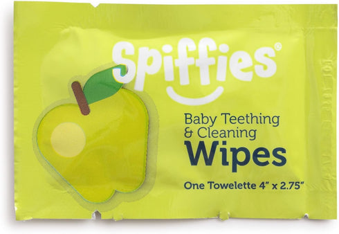 Baby Teeth Wipes - Apple & Grape Flavor Variety, Xylitol-Enriched Baby Gum Cleaner & Dental Wipes for Teething Relief and Teeth Cleaning - Safe fo...