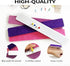 8 Pcs Purple Pink White Felt Pin Board Bar Strips Bulletin Board ?Self-Adhesive Bulletin Board Bar Strips?Cork Boards for Walls with 35 Pushpins, ...