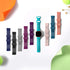 Maledan Compatible with Fitbit Sense Bands and Versa 3 / 4 Bands, Flexible Breathable Sport Waterproof Watch Strap for Women Men, Small Black/Plum...