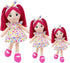 June Garden 18" Snuggle Cuties Sophie - Soft Cuddly Plush Doll Gift for Girls - Huggable Rag Doll - Pink L...