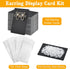 Coopay 120 Pieces Earring Necklace Display Cards Jewelry Holder Cards with 200 Earring Backs and 120 Self-Sealing Bags for Ear Pendants Necklaces ...