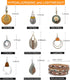 FIFATA 9 Pairs Boho Earrings for Women Vintage Oval Round Ethnic Sunflower Dangle Earrings with Leather Wrap Bracelets Jewelry Set Christmas Earri...