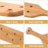 BATTIFE 12inch Bamboo Paddle - Lightweight Durability Smooth Wooden Paddle with Airflow Holes Unfinished Wooden Paddle...