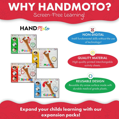 Math Themed Dry Erase White Board for Kids - Use Our Dry Erase Learning Board to Make Learning Fun - Helps Foster Numerancy & Mathematical Skills ...