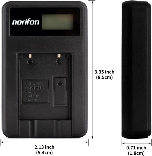 LI-40B LCD USB Charger for Olympus D-720, FE-230, FE-340, FE-280, FE-20, Stylus 710, 790SW, 770SW, 7010, 760, 720SW, VR-320, VR-310, X-935, X-905 ...