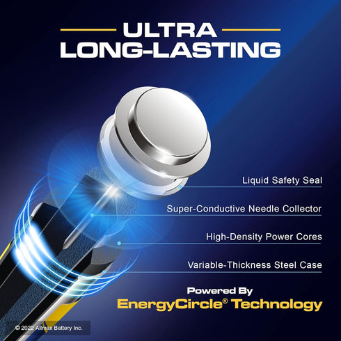 Allmax C Maximum Power Alkaline Batteries (6 Count) – Ultra Long- Lasting, 7-Year Shelf Life, Leakproof Design, Maximum Performance – 1.5V...