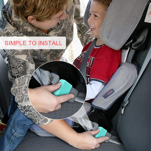 Morlike Silicone Seatbelt Secure Buckle Safety Cover Lock | Keep Children Safe in Car Seat and Prevent Kids from Accidentally Unbuckling | Buckle ...