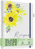 OUTSHINE 6 x9 Sunflower Hardcover Recipe Binder, Blank Recipe Binder to Write in Your Own Recipes, Recipe Binder, Recipe Book Blank, Recipe Notebo...