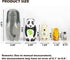 Nesting Dolls 5PCS Superb Handmade Wooden Animal Nesting Dolls Cute Elephant Panda Nesting Dolls Russian Nesting Wishing Dolls Matryoshka Doll for...