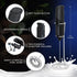 Milk Frother for Coffee Whisk Electric Milk Frother with Stainless Steel Holder, Durable Mini Mixer Electric Handheld, Milk Frother with Whisk for...