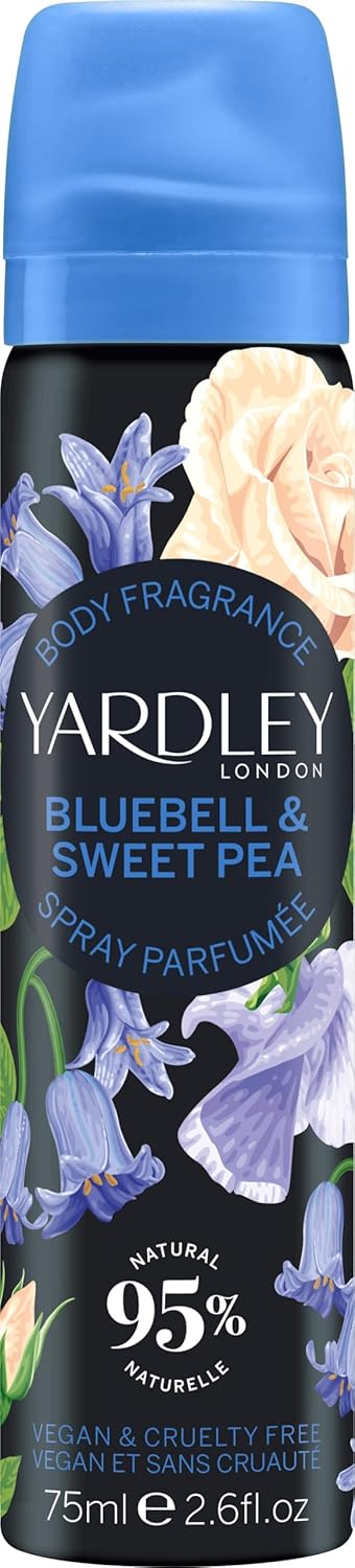 Yardley of London Bluebell & Sweetpea Body Spray 75ml...