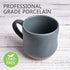 Bosmarlin Large Stoneware Speckled Coffee Mug, Big Ceramic Tea Cup, 17 Oz, Dishwasher and Microwave Safe (Blue, 1)...