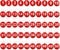 50pcs 1-50 Magnetic Numbers, Magnets with Numbers Round Number Refrigerator Magnets Number Magnets for Whiteboard Dry Erase Boards Home Classroom ...