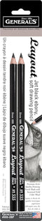 General Pencil 639393Layout Graphite Drawing Pencils 2/Pkg-2B...