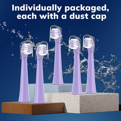 10 Pack Replacement Toothbrush Heads Compatible with Colgate Hum Toothbrush- Brush Heads Replacement for Colgate Hum Connected Smart Battery Elect...