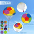 10 Pack Parachute Toys Easter Basket Stuffers for Toddlers, Tangle Free Parachute Toy with Small Figures, Outdoor Flying Toys Air Parachute for Bo...
