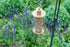 Nat & Jules Small Matte Bronze 9 inch Metal Hanging Outdoor Bird Feeder...