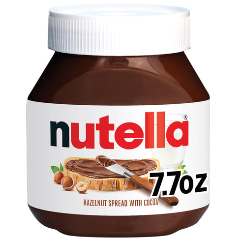 Nutella Hazelnut Spread With Cocoa For Breakfast, 7.7 Oz Jar...