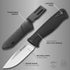 Ganzo G807-BK Fixed Blade Knife 9CR14 Stainless Steel Blade Ergonomic Anti-Slip Handle Camping Hunting Fishing Outdoor EDC Knife with PP Scabbard ...