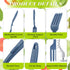 2 Pcs Silicone Flexible Fork 11.6 Inch Silicone Fork Heat Resistant Cooking Fork Large Fork Kitchen Non Stick Fork Ultimate Fork for Mix Ingredien...