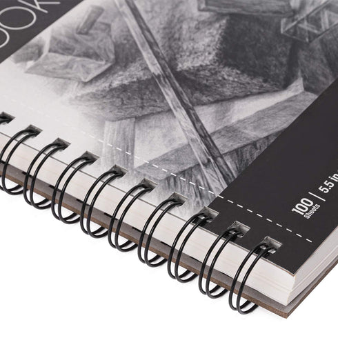 Amazon Basics Sketch Pad, 5.5"x8.5", 67 lb. / 100 gsm, 100 Sheets, White...