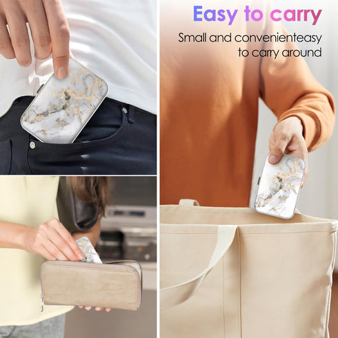 Dental Floss Portable Case, Easy to Store Floss Picks of Various Sizes, Portable Dental Floss Dispenser is Perfect for Travelling, Hotels, Dinners...