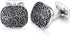 HONEY BEAR Retro Pattern Cufflinks Stainless Steel for Men Business Wedding Gift...