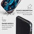 BURGA Phone Case Compatible with iPhone 11 PRO - Hybrid 2-Layer Hard Shell + Silicone Protective Case -Crystal Blue Teal Turquoise Marble - Scratc...