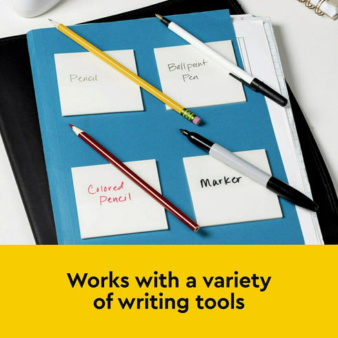 Post-it Transparent Notes, Clear Sticky Notes to Markup Textbooks and Planners Safely, Minimalist Aesthetic School Supplies for College Students, ...